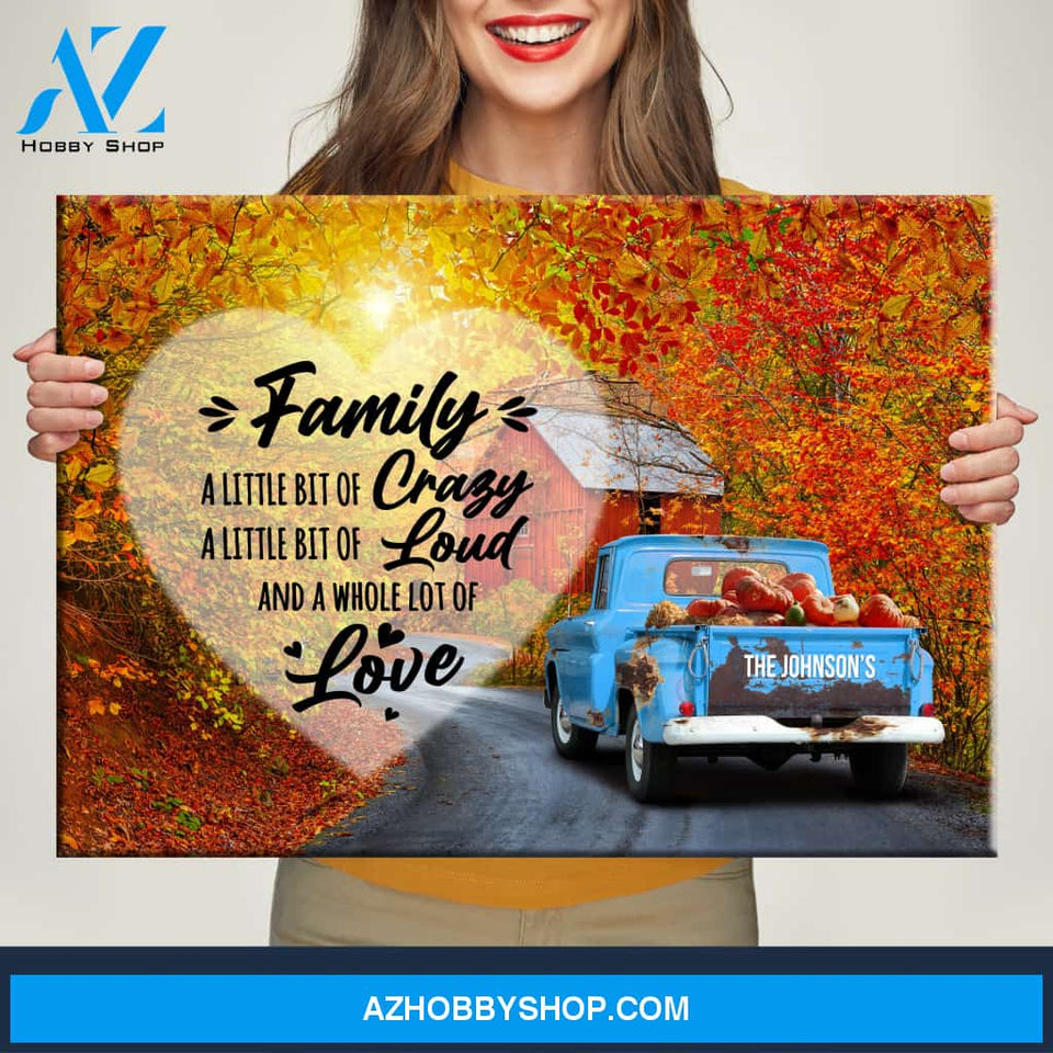 Old Truck Barn 2 Saying 2 Premium Canvas