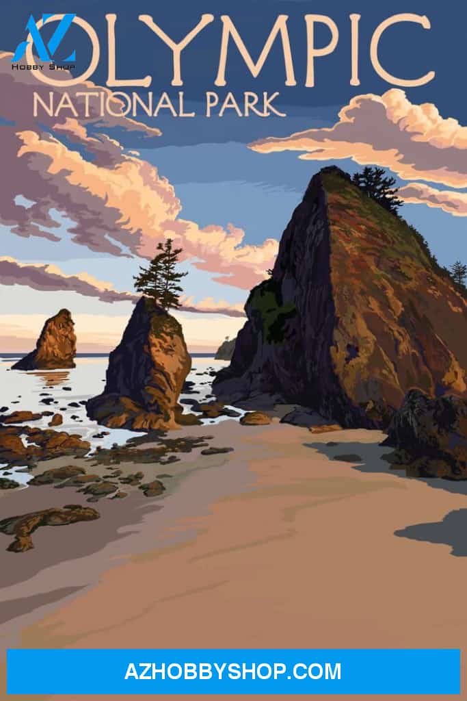 Olympic National Park Washington Ruby Beach 