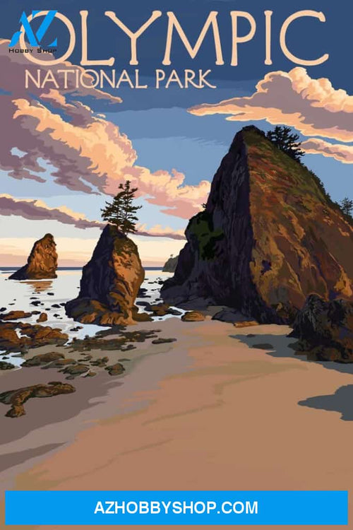 Olympic National Park Washington Ruby Beach 