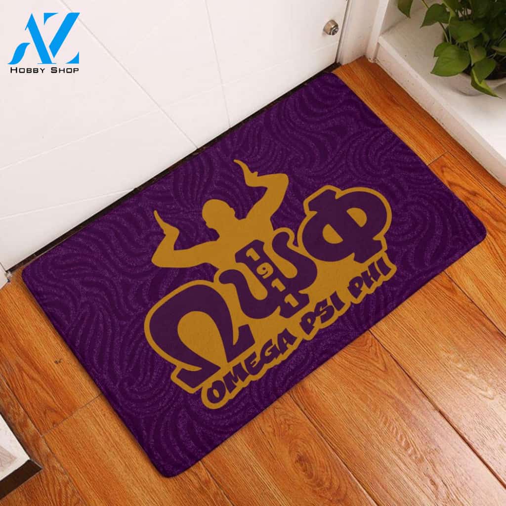 Omega Psi Phi 1911 Hand Sign Doormat