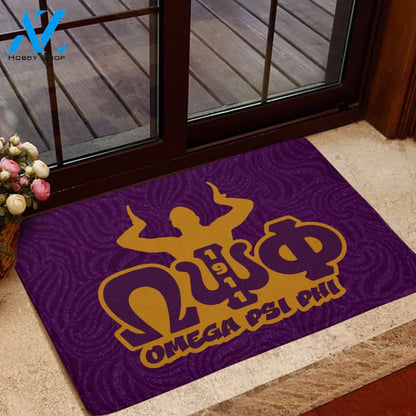 Omega Psi Phi 1911 Hand Sign Doormat