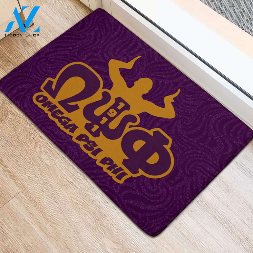 Omega Psi Phi 1911 Hand Sign Doormat