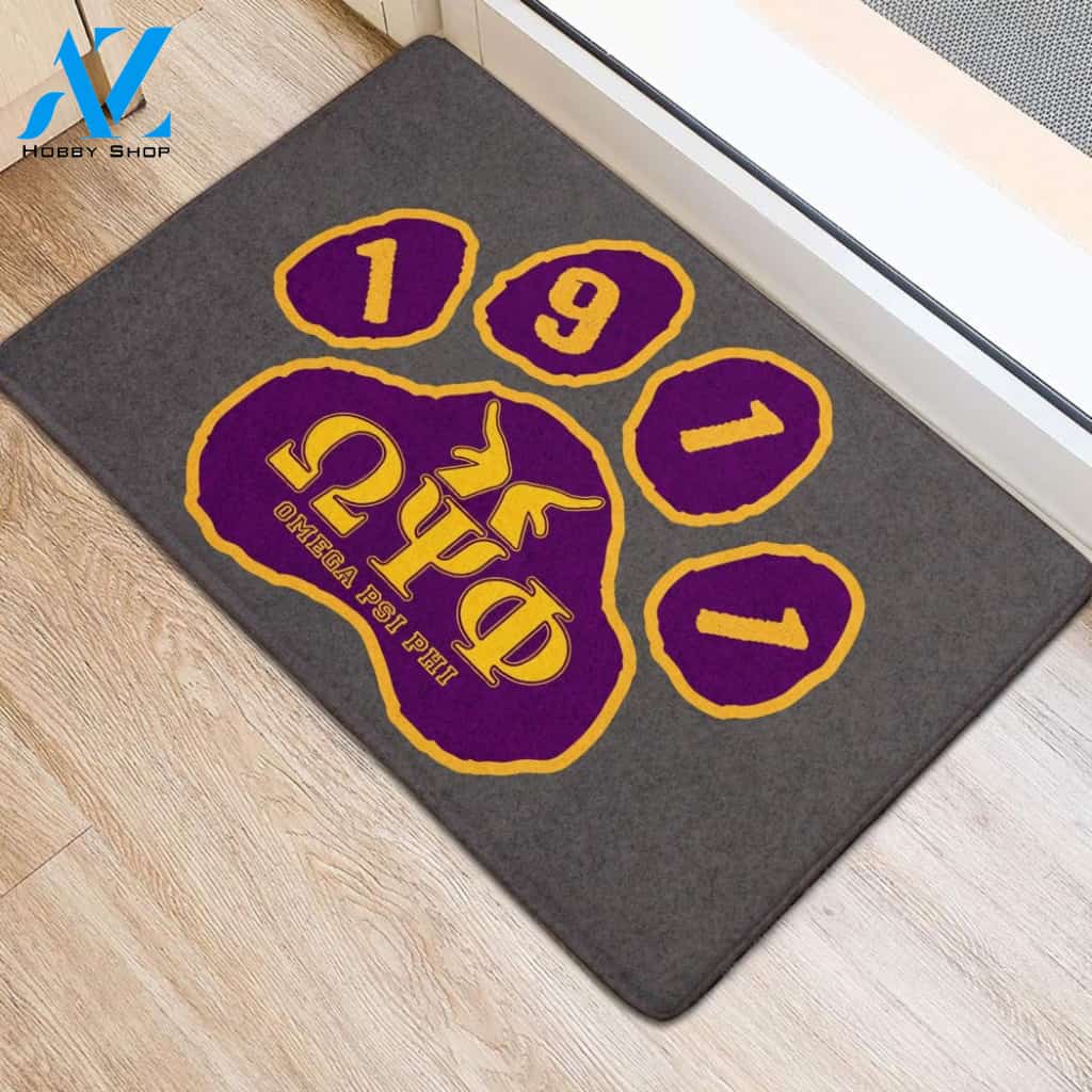 Omega Psi Phi Doormat, Sorority Doormat
