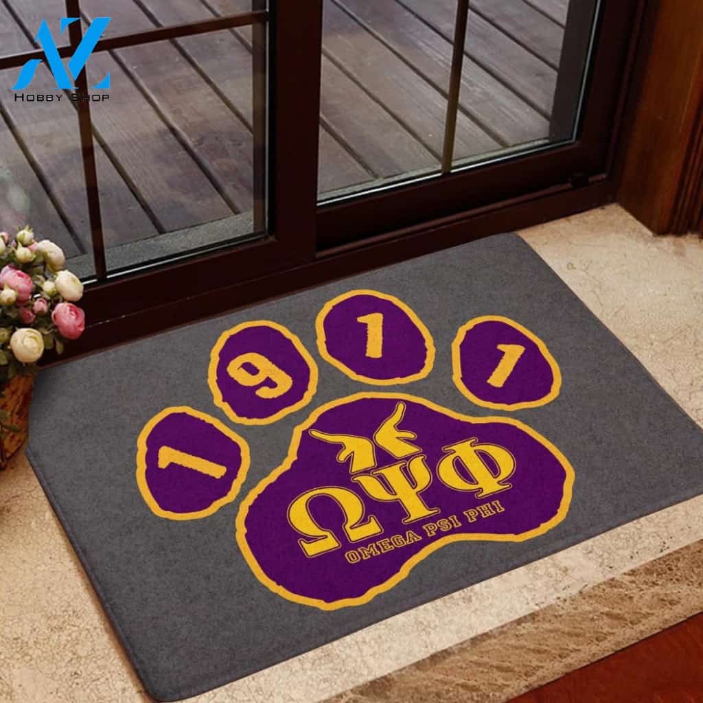 Omega Psi Phi Doormat, Sorority Doormat