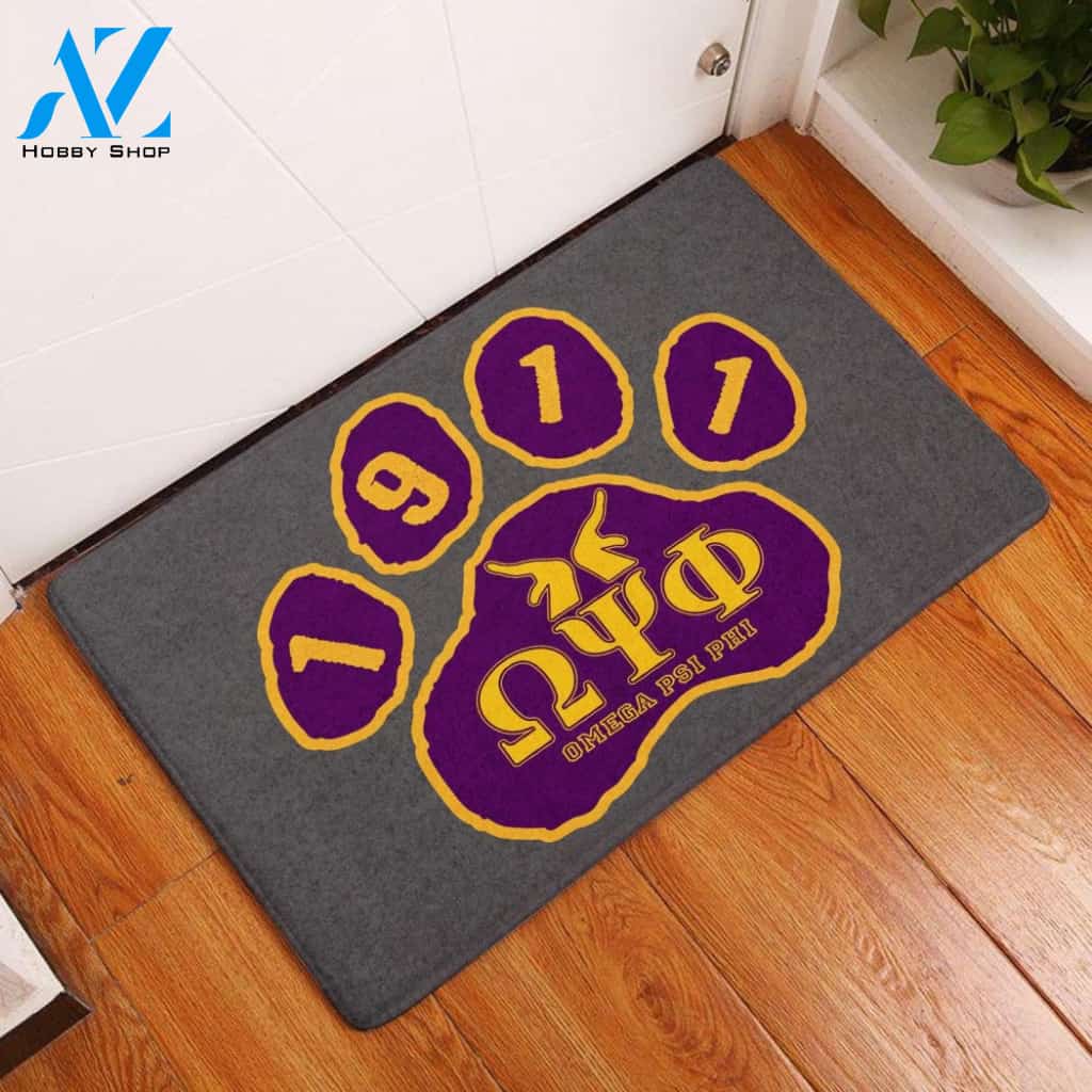 Omega Psi Phi Doormat, Sorority Doormat
