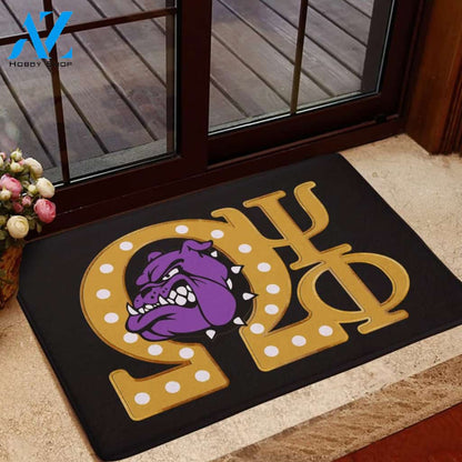 Omega Psi Phi Fraternity 1911 Doormat