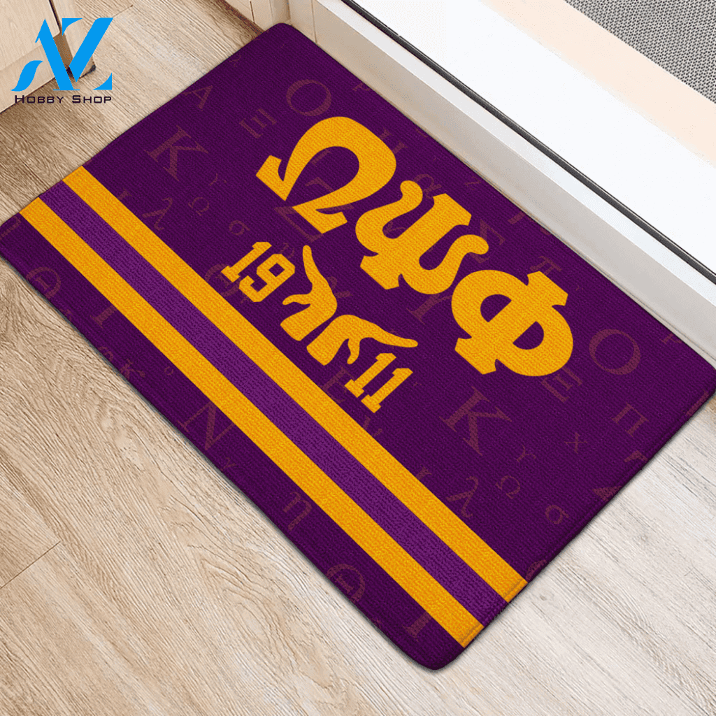Omega Psi Phi Freternity 1911 Doormat