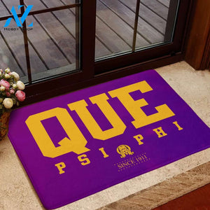 Omega Psi Phi Since 1911 Que Psi Phi Doormat