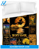 On A Dark Desert Highway Cool Wind In My Hair - Witch Blanket Gift For Halloween's Day Family Birthday Gift Home Decor Bedding Couch Sofa Soft And Comfy Cozy
