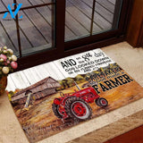 On The 8th Day God Made A Farmer Doormat Indoor And Outdoor Doormat Welcome Mat Housewarming Gift Home Decor Funny Doormat Gift Idea