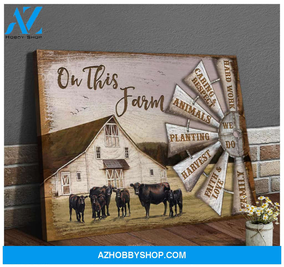 On this Farm Canvas Wall Art Decor