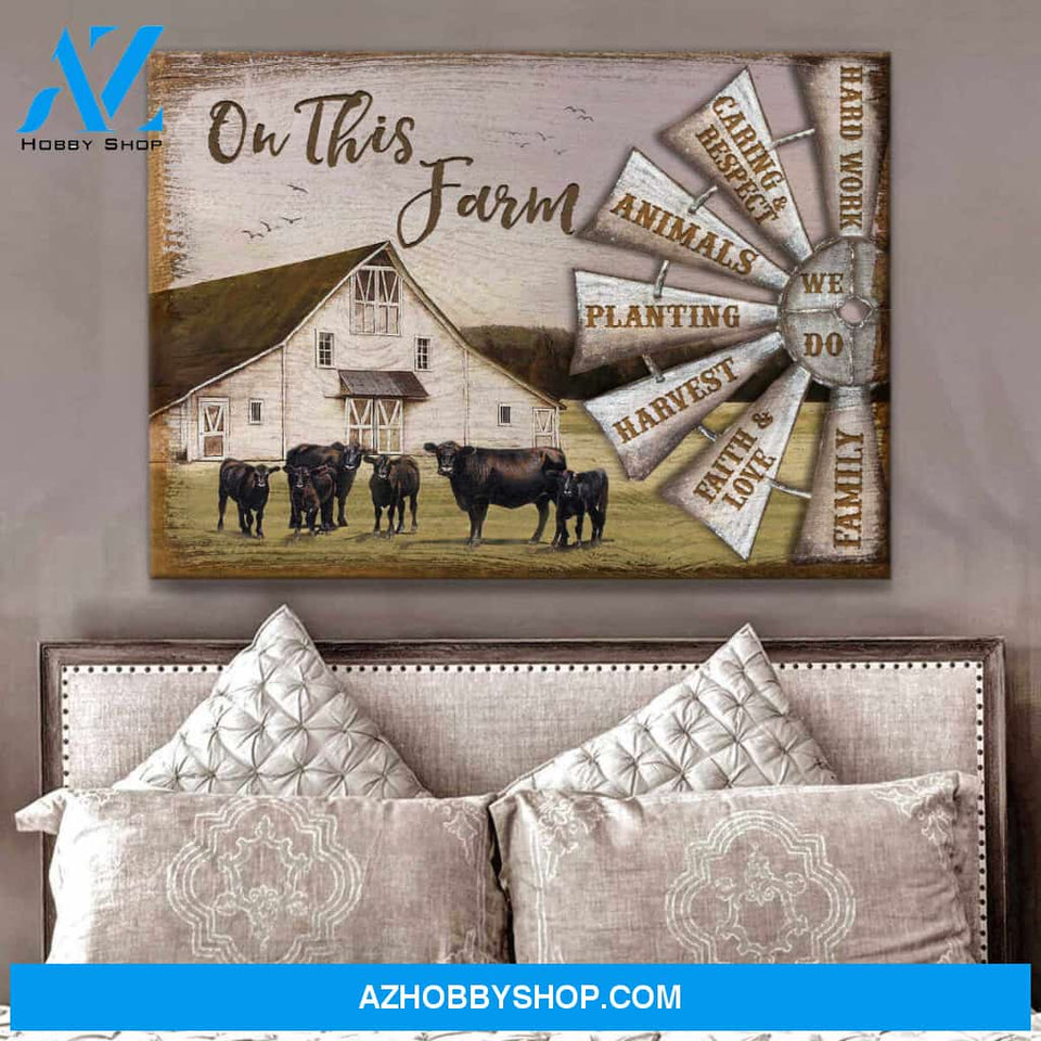 On this Farm Canvas Wall Art Decor