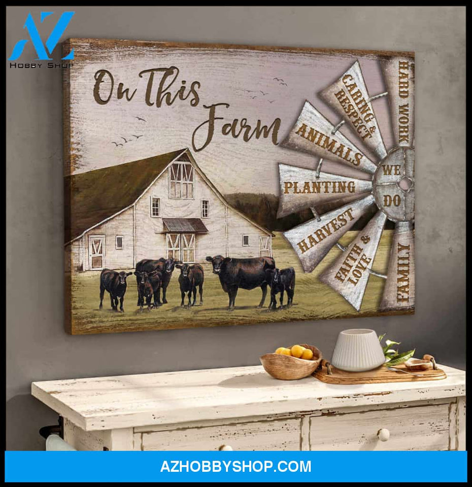 On this Farm Canvas Wall Art Decor