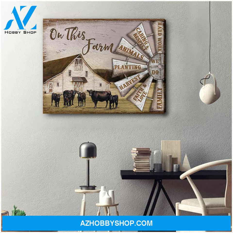 On this Farm Canvas Wall Art Decor