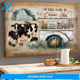 On this farm we choose Joy - Farm Landscape Canvas Prints - Wall Art
