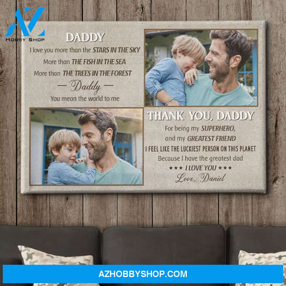 On This Planet - Personalized Custom Photo Canvas