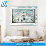 Once upon a time god blessed - Canvas saying