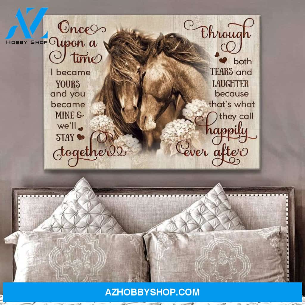 Once Upon A Time Horse Wall Art Canvas