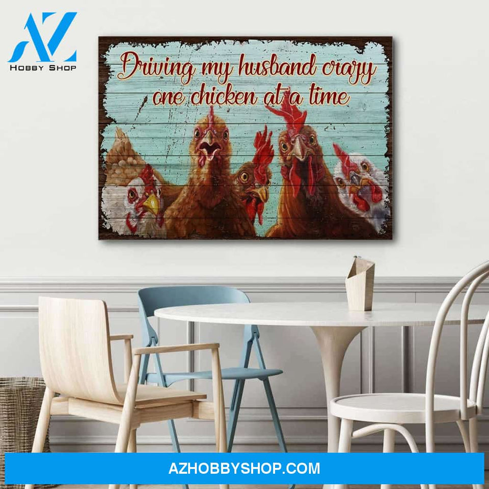One chicken at a time - Canvas