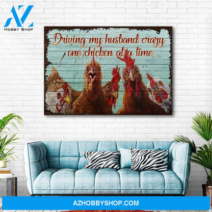 One chicken at a time - Canvas
