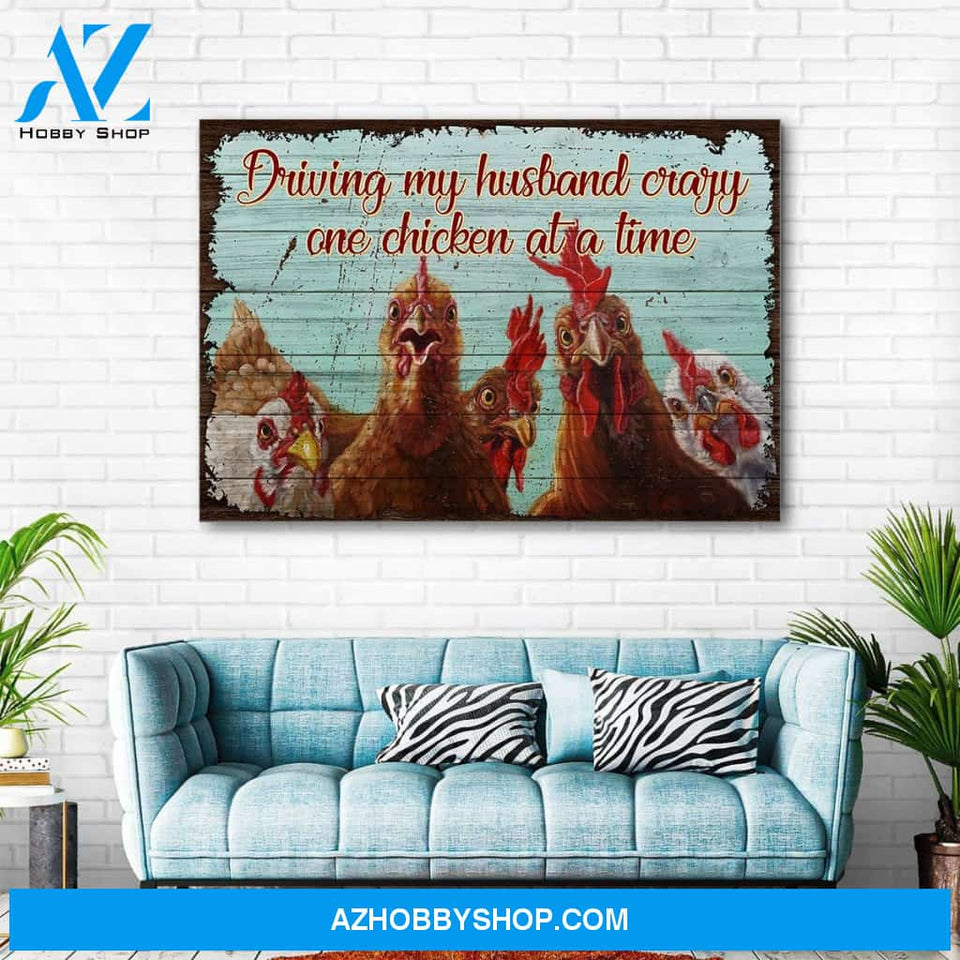 One chicken at a time - Canvas