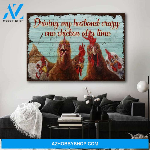 One chicken at a time - Canvas
