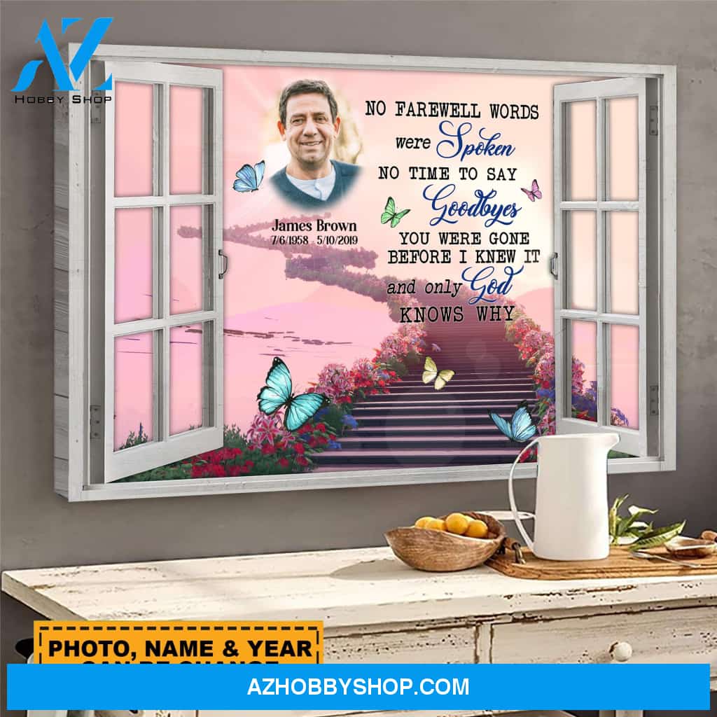 Only God Knows Why Personalized Memorial Canvas