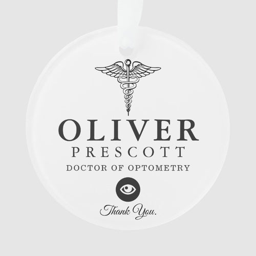 Optometry Professional   Work Anniversary Marker Ornament