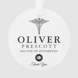 Optometry Professional   Work Anniversary Marker Ornament