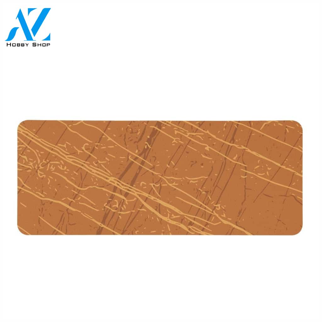Orange Ochre, Marigold & Rust Rectangular Doormat