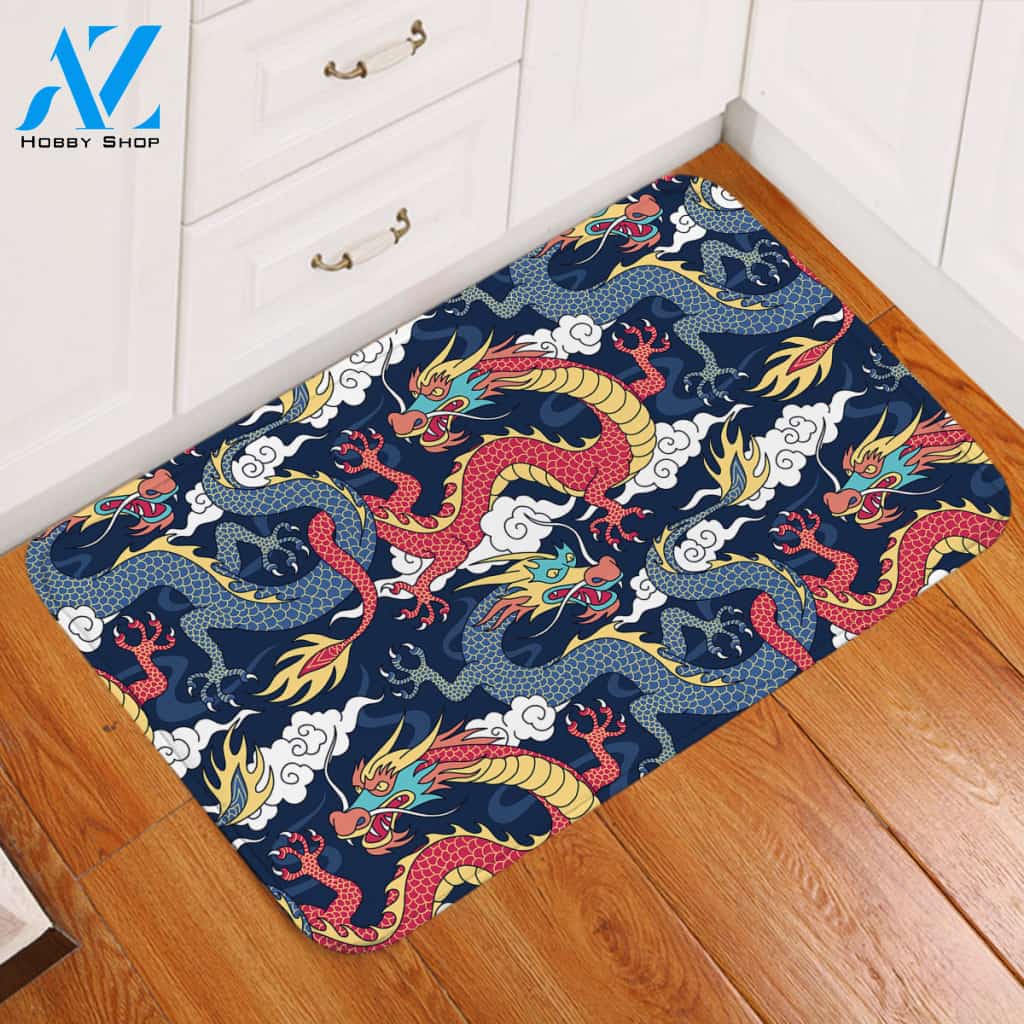 Oriental Dragons SWDD0520 Door Mat