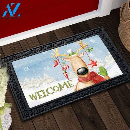 Ornament Reindeer Doormat - 18" x 30"