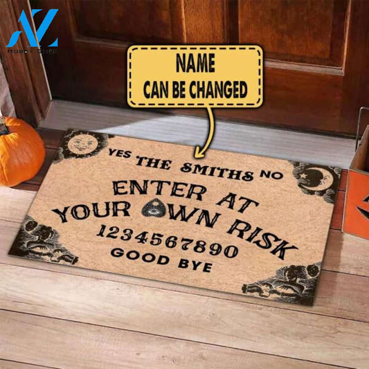Ouija Board Halloween Style - Personalized Doormat