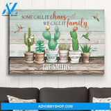 Our Chaos - Personalized Custom Name Canvas