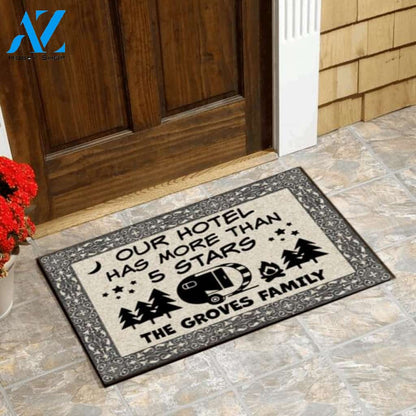Our Hotel Has More Than 5 Stars- Personalized Doormat