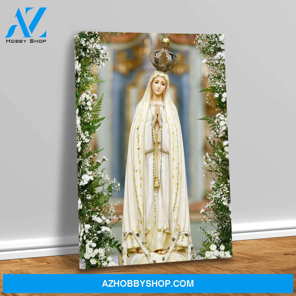 Our Lady of Fatima Canvas Wrap
