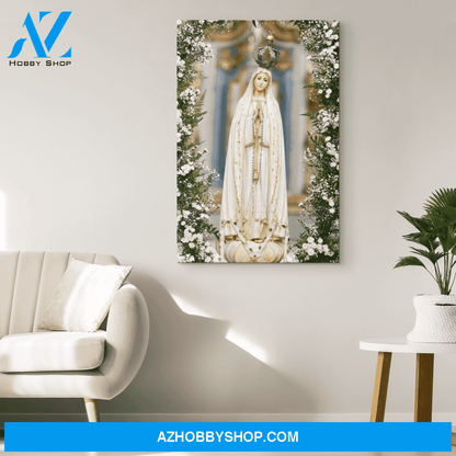 Our Lady of Fatima Canvas Wrap