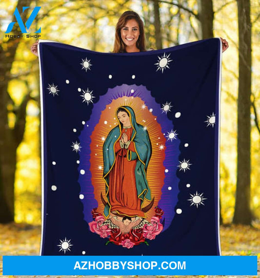 Our Lady Of Guadalupe Fleece Blanket