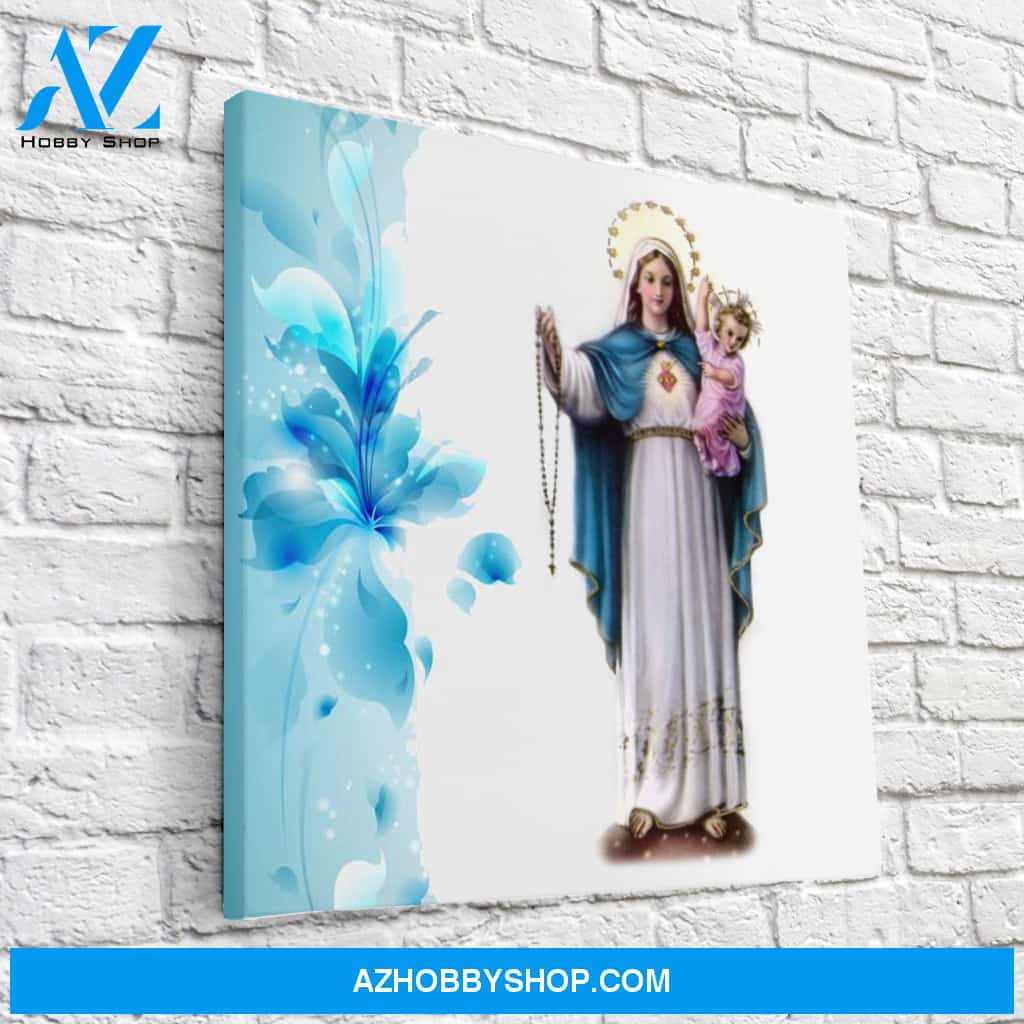 Our Lady of the Rosary Canvas