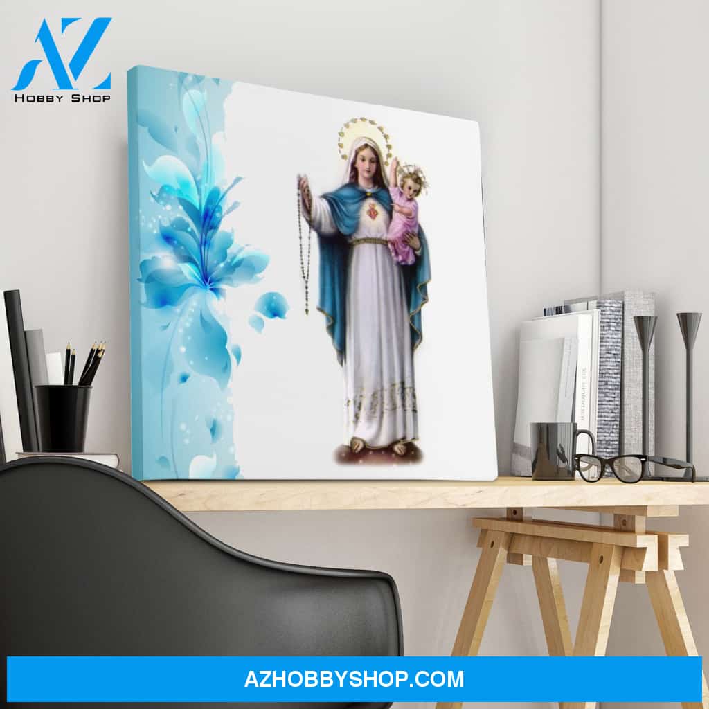 Our Lady of the Rosary Canvas
