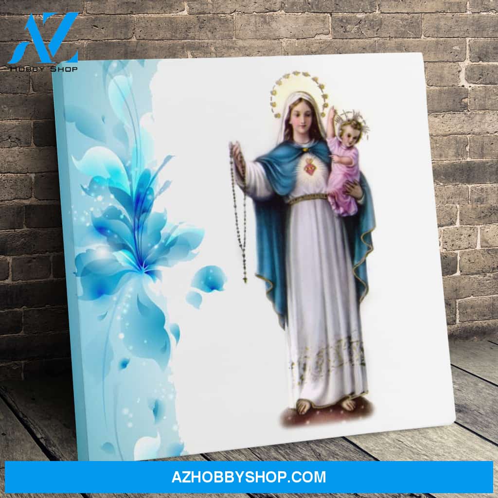 Our Lady of the Rosary Canvas