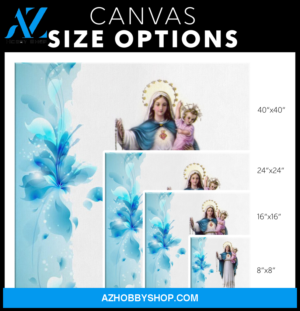 Our Lady of the Rosary Canvas