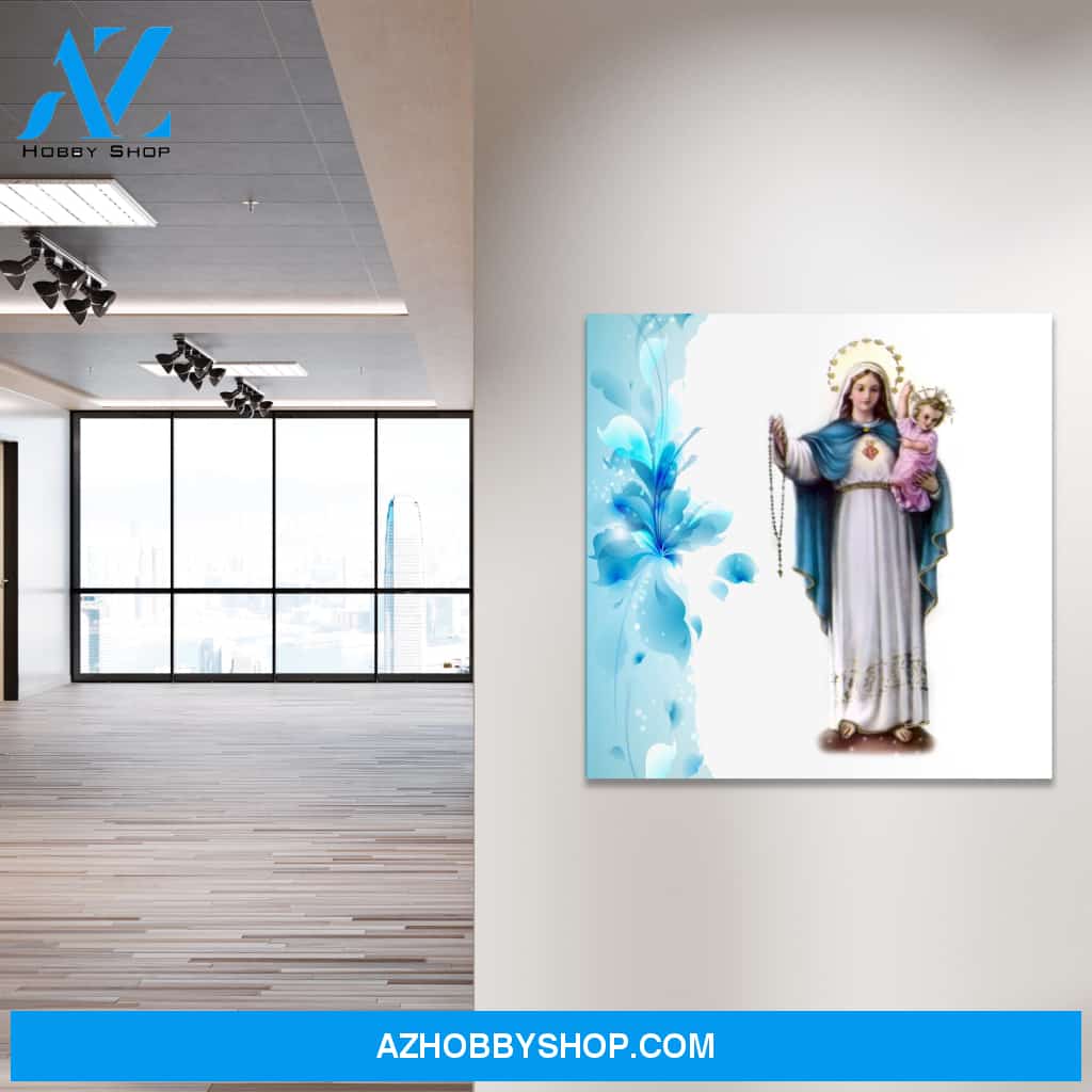 Our Lady of the Rosary Canvas