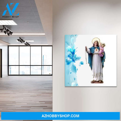Our Lady of the Rosary Canvas