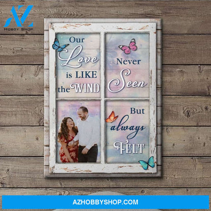 Our Love - Personalized Custom Photo Canvas