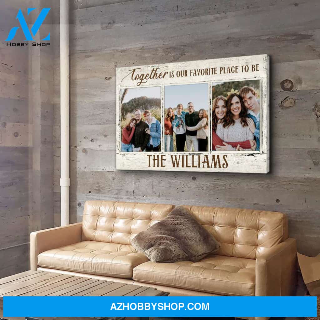 Our Place - Personalized Custom Photo Canvas