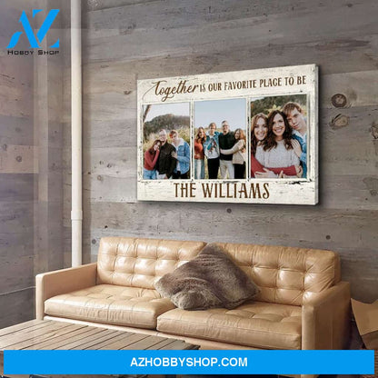 Our Place - Personalized Custom Photo Canvas