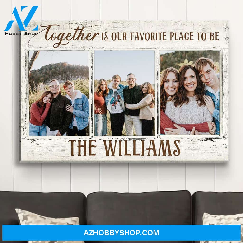 Our Place - Personalized Custom Photo Canvas