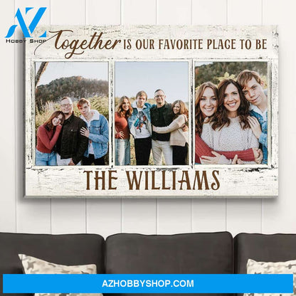 Our Place - Personalized Custom Photo Canvas