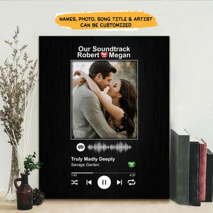 Our Soundtrack Canvas Gallery Wraps For Couple 18X12 Inches Canvass